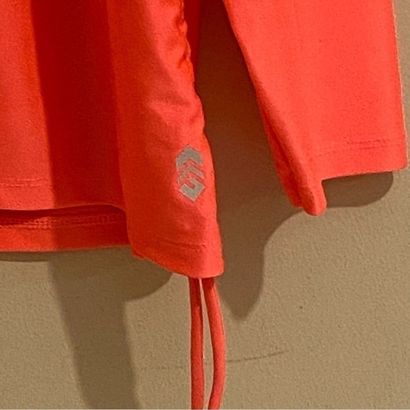 Free Country Shirt Women’s Long Sleeve 1/4 Zip Lightweight Peach Size XXL (18) - Picture 4 of 10